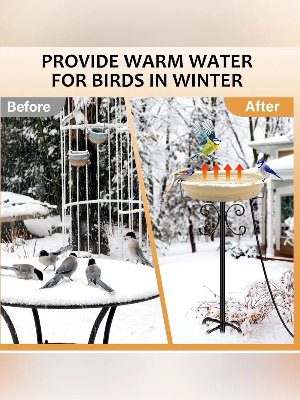 Heated Bird Bath